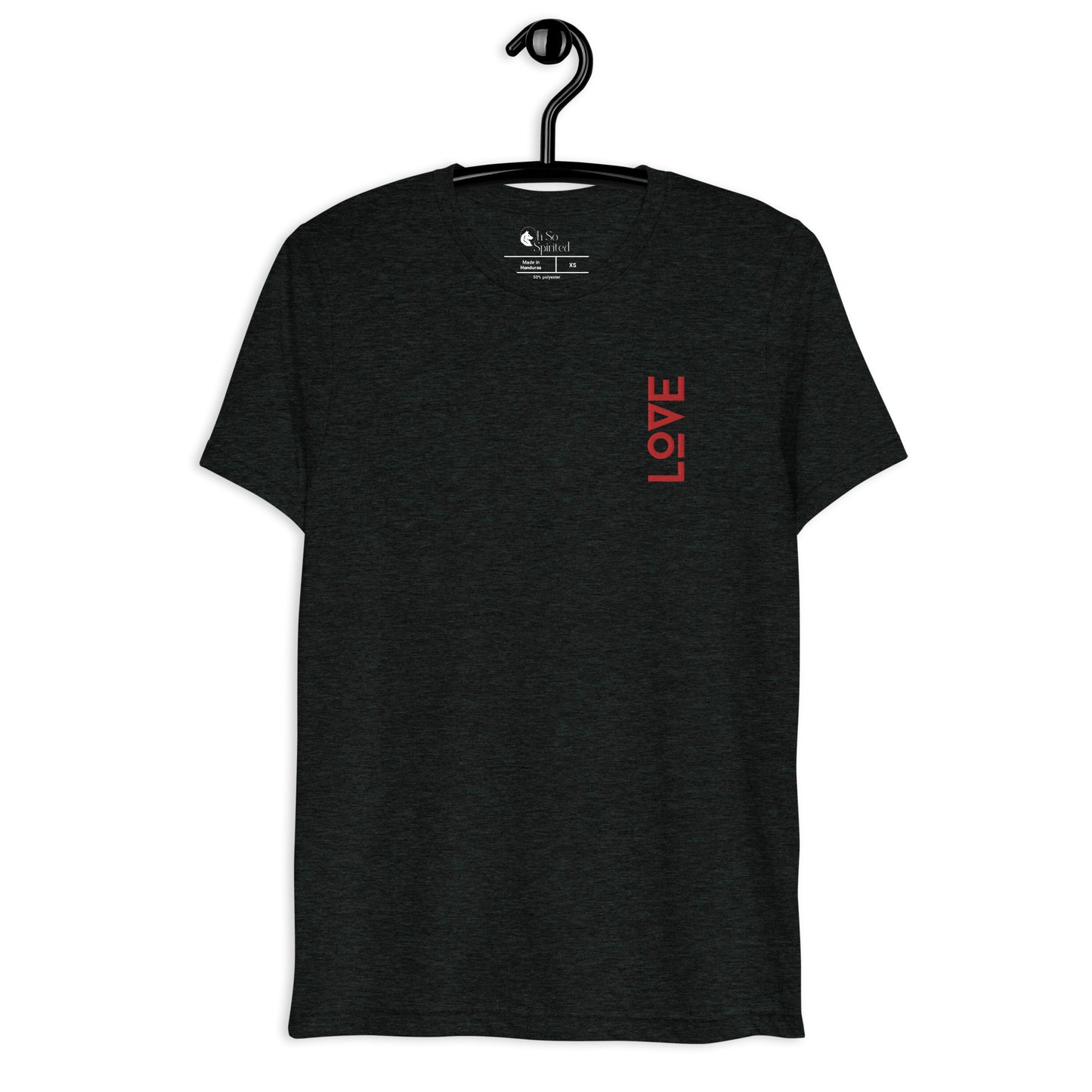 love embroidered unisex t-shirt