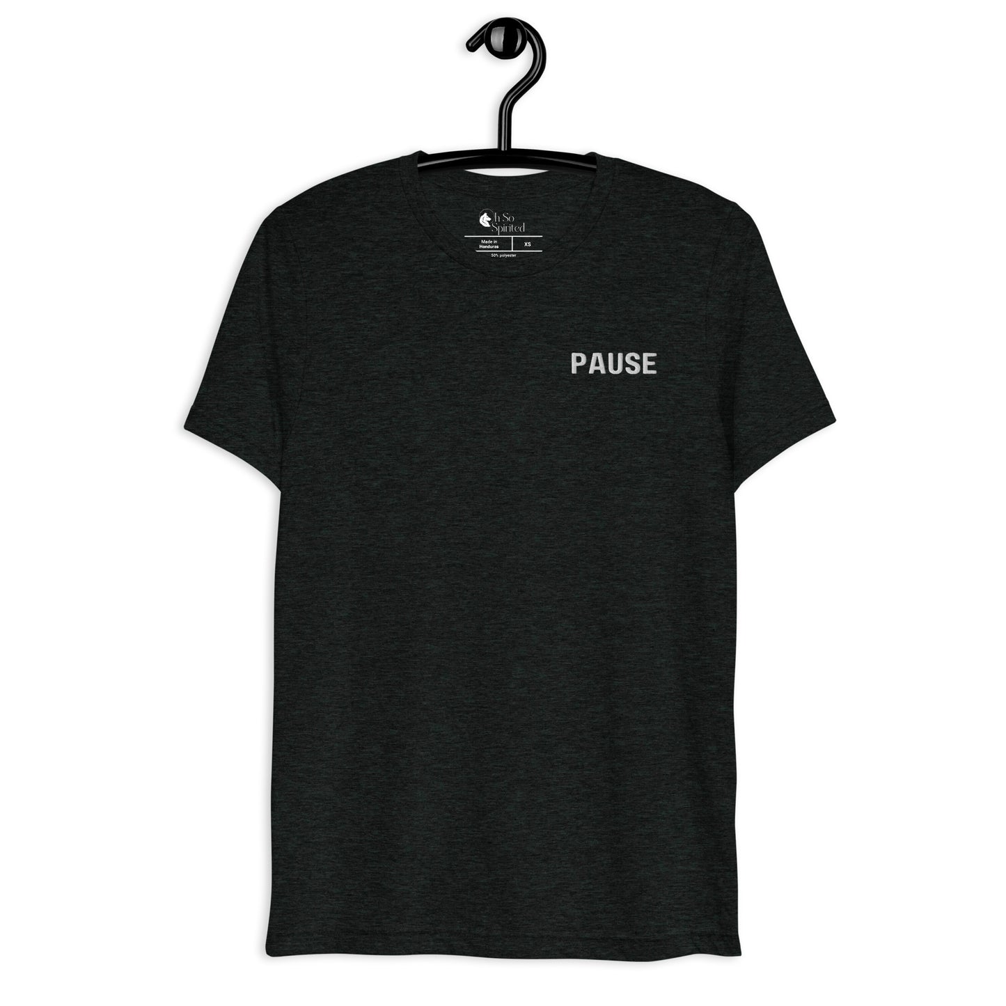 pause embroidered unisex t-shirt