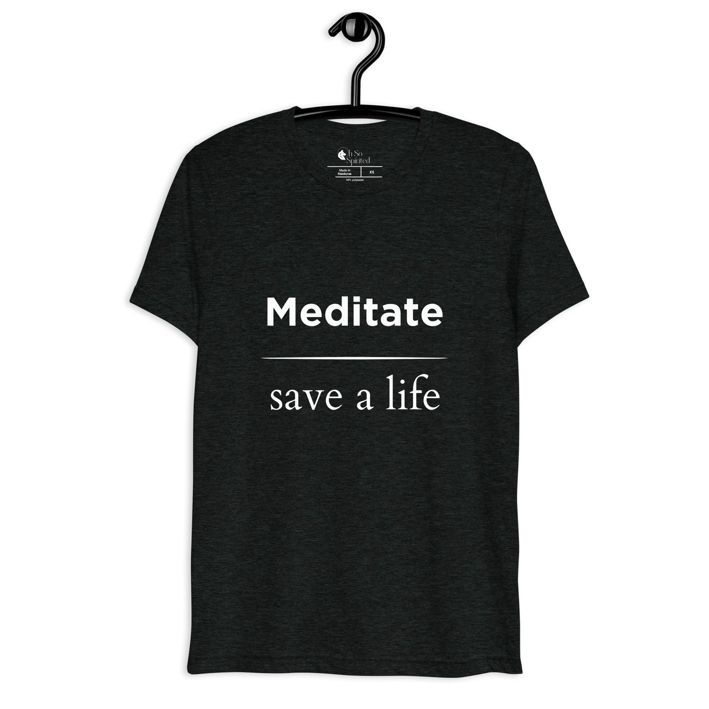 meditate save a life unisex t-shirt