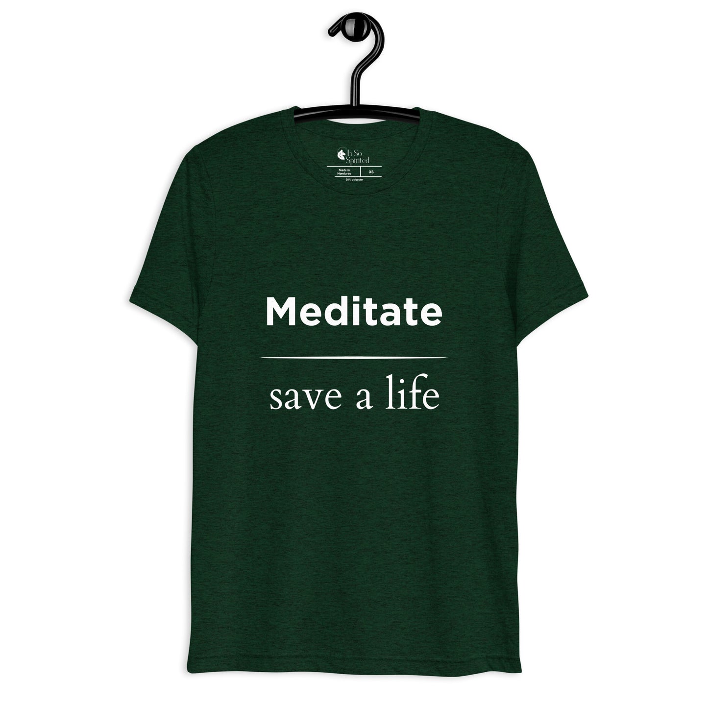 meditate save a life unisex t-shirt