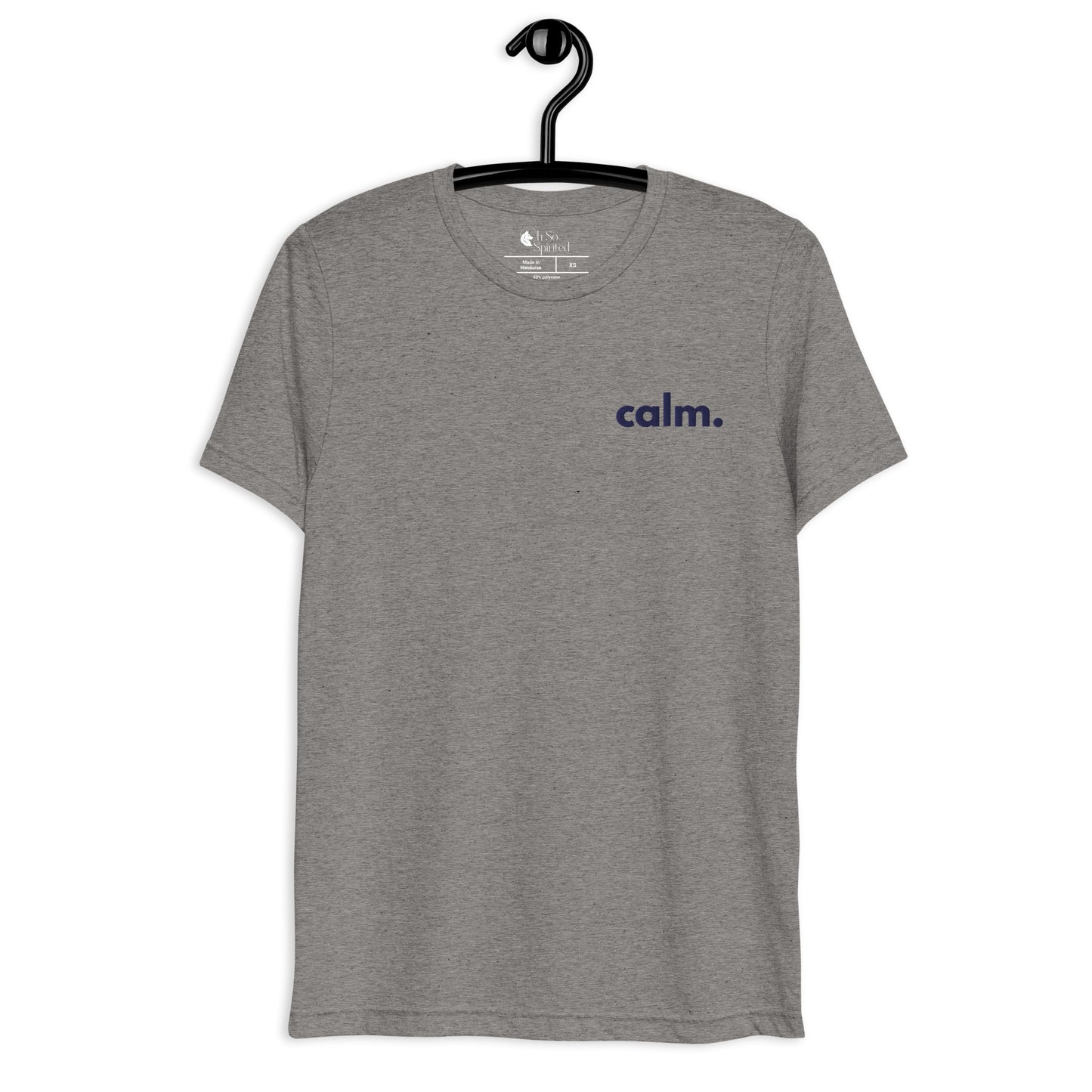 calm embroidered unisex t-shirt