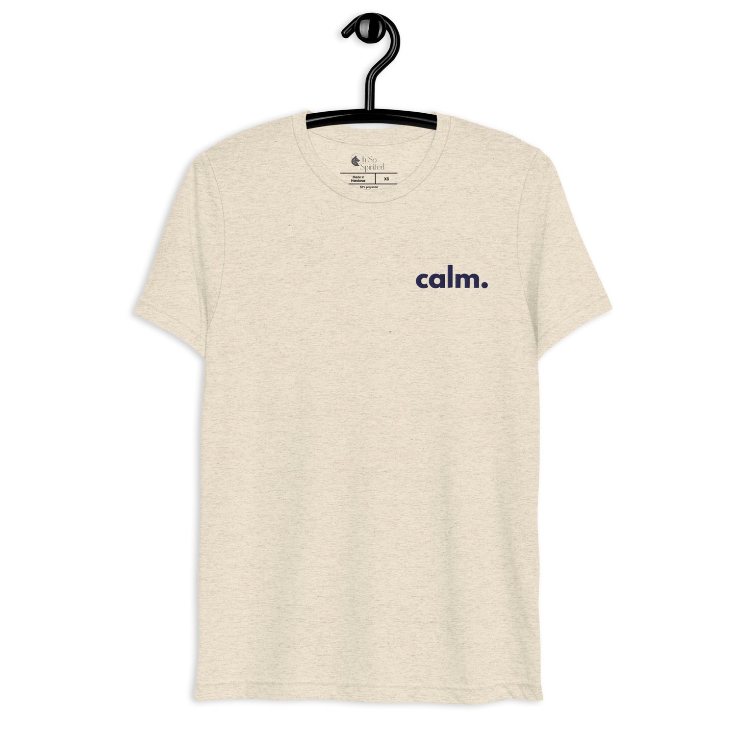 calm embroidered unisex t-shirt