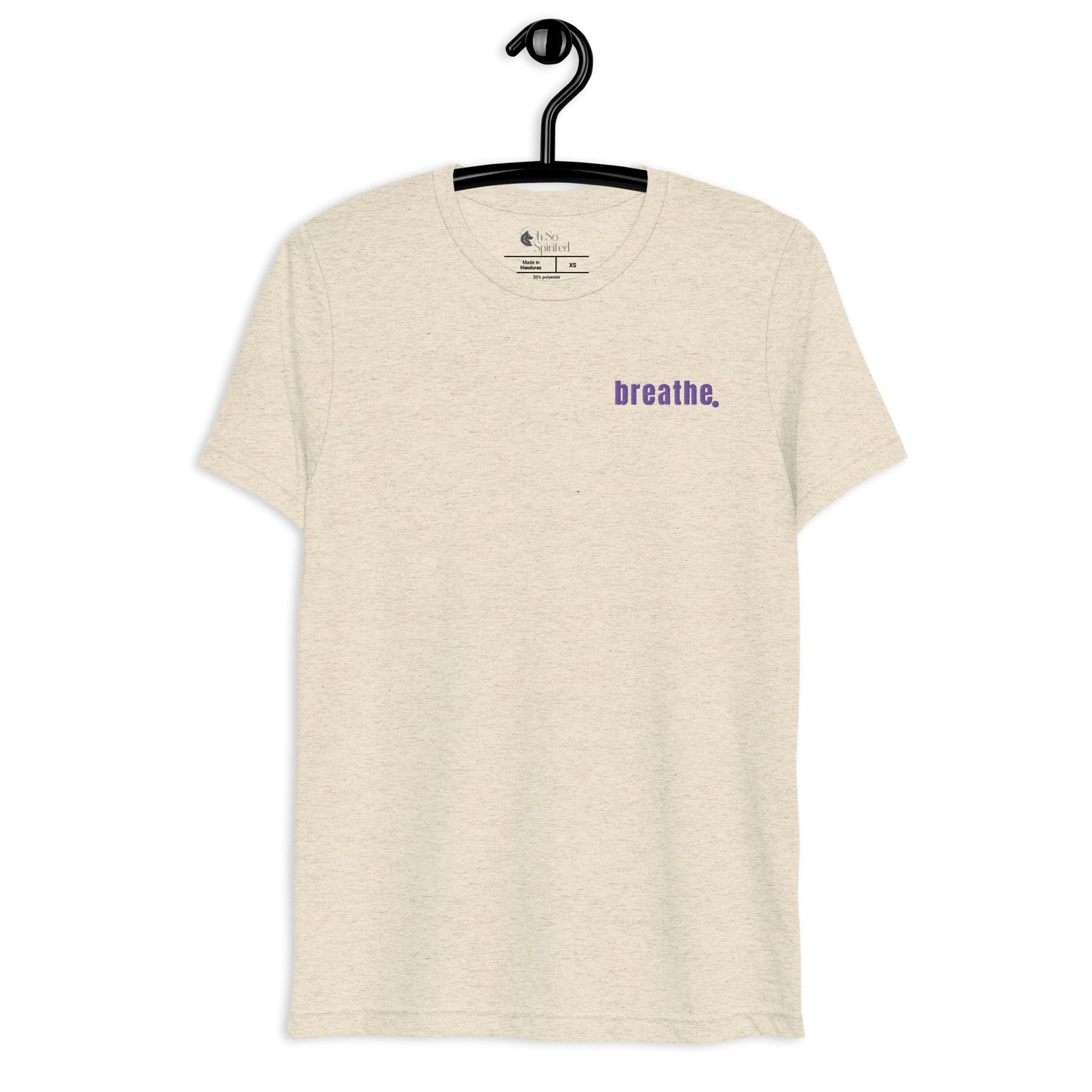 breathe embroidered unisex t-shirt