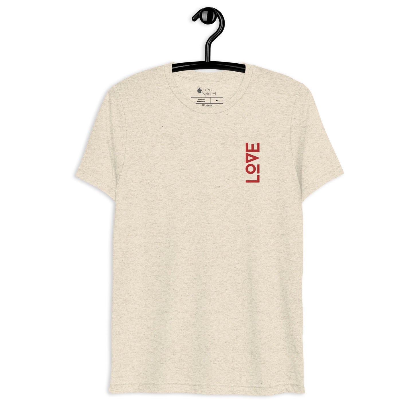 love embroidered unisex t-shirt