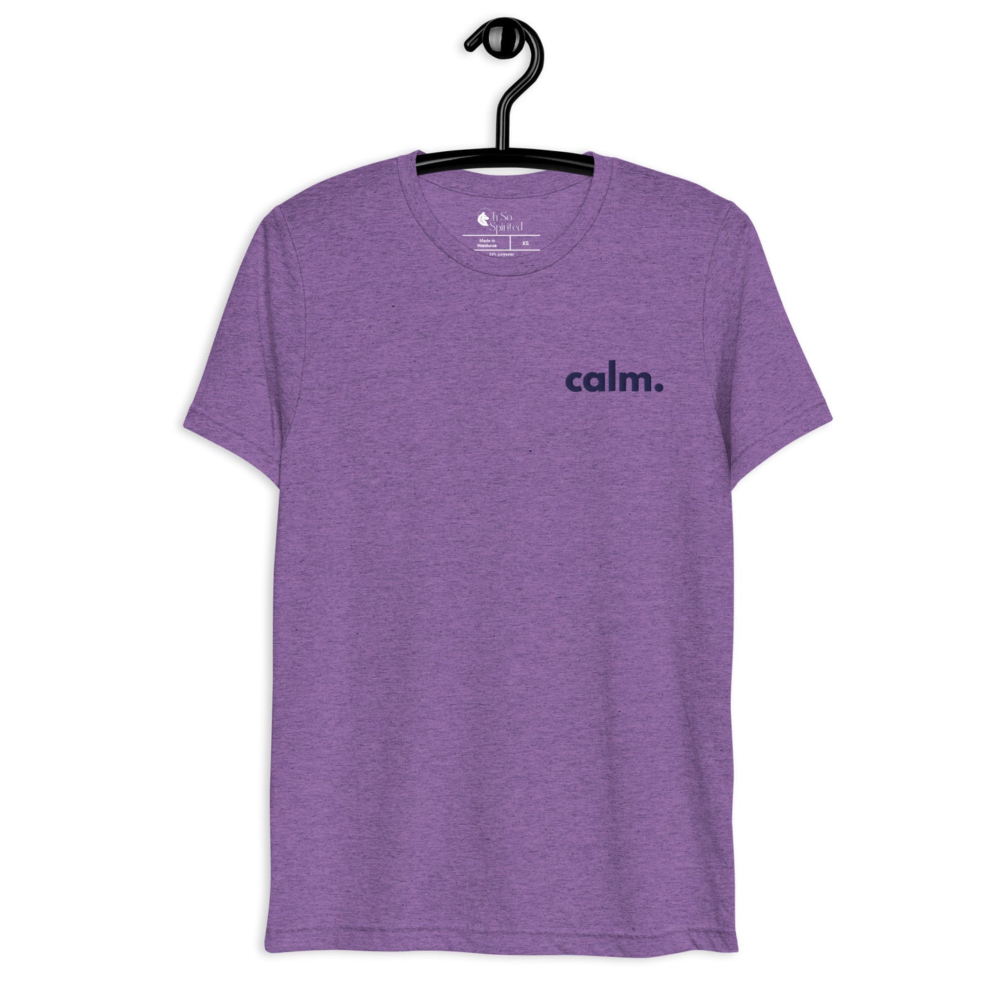 calm embroidered unisex t-shirt