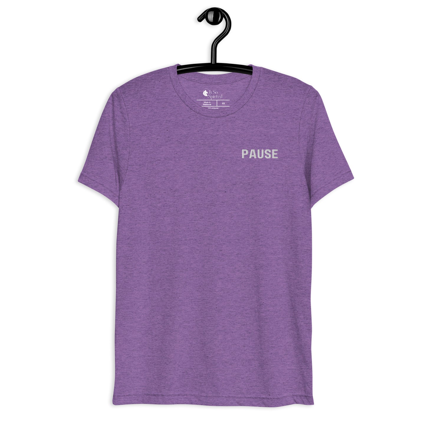 pause embroidered unisex t-shirt