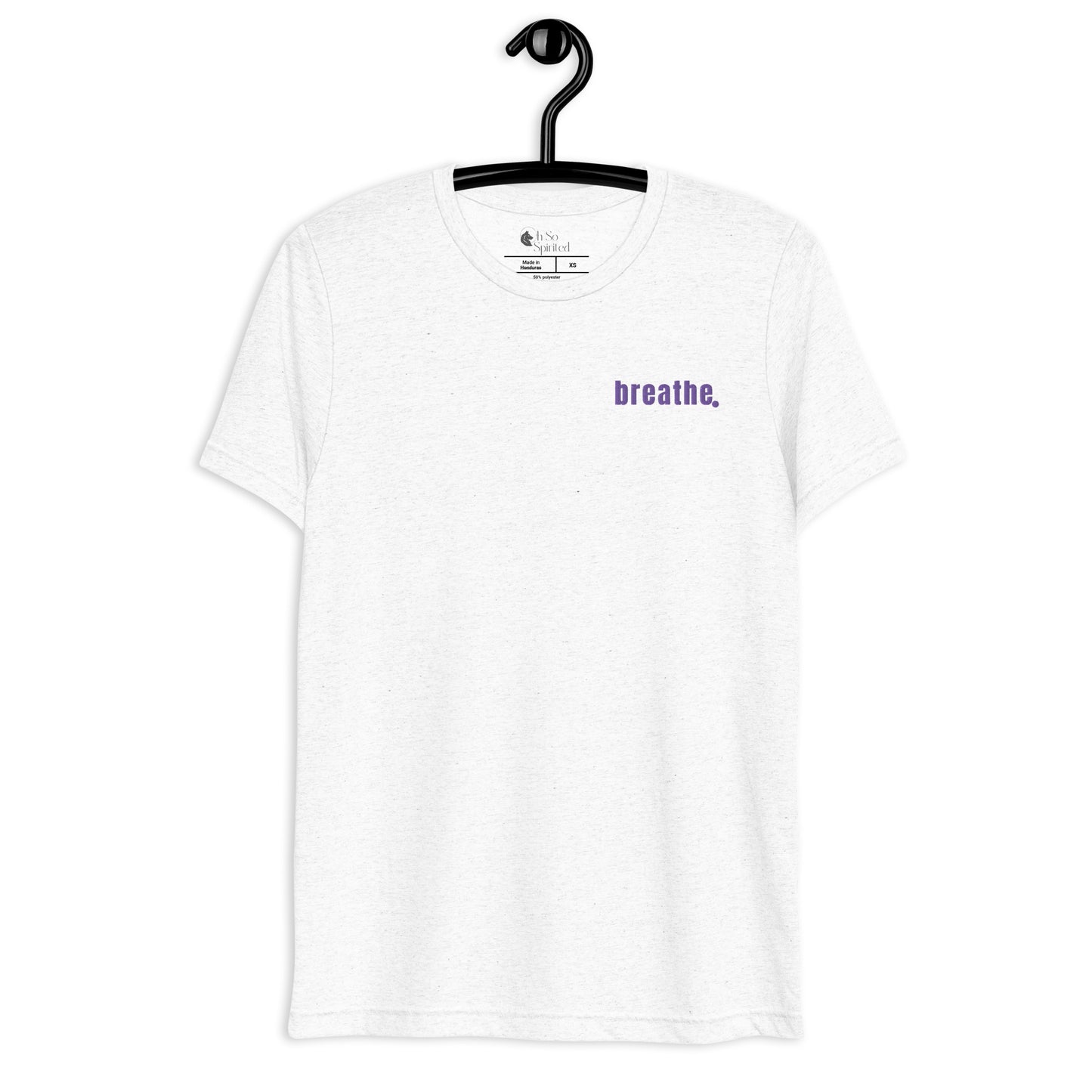 breathe embroidered unisex t-shirt