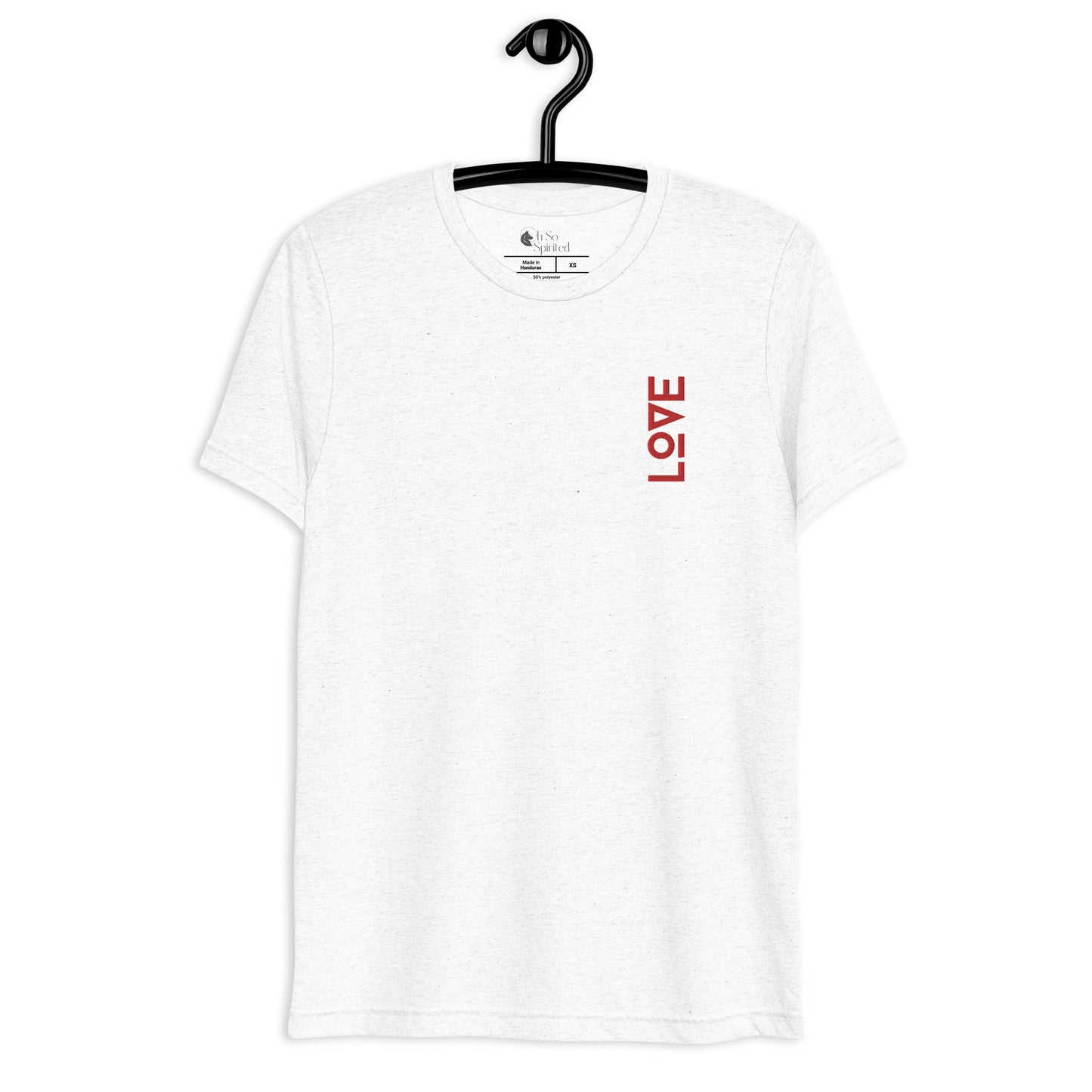 love embroidered unisex t-shirt