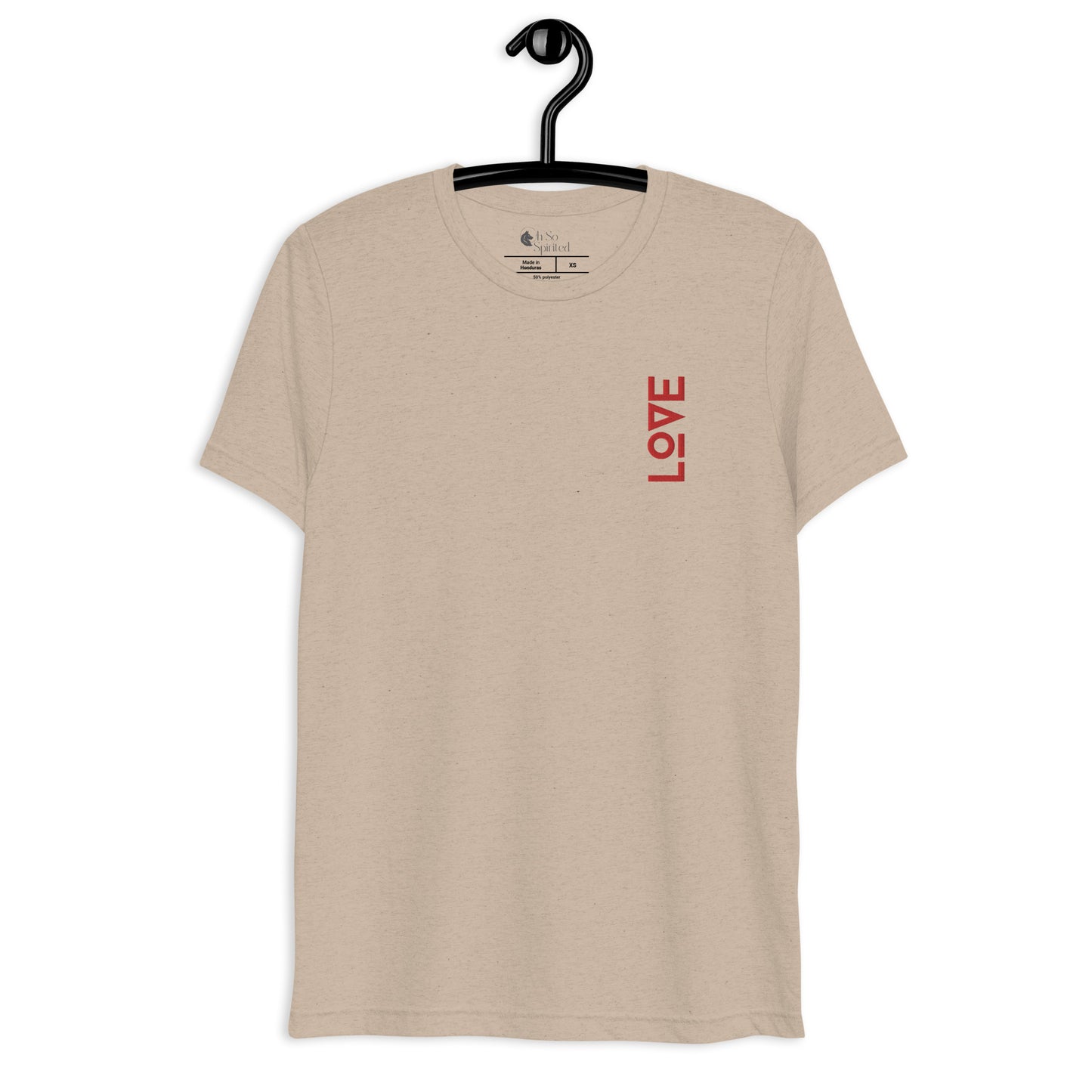 love embroidered unisex t-shirt