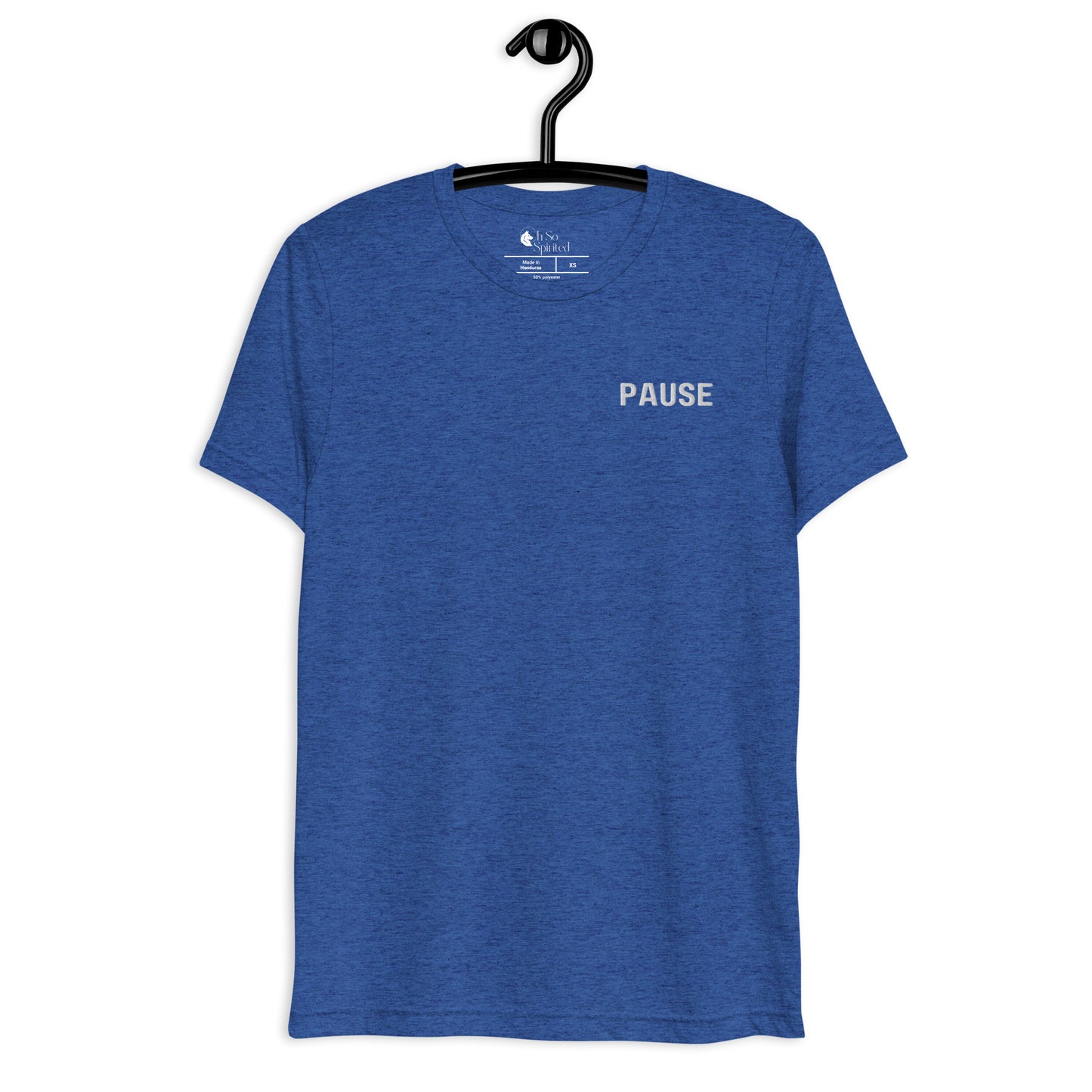 pause embroidered unisex t-shirt