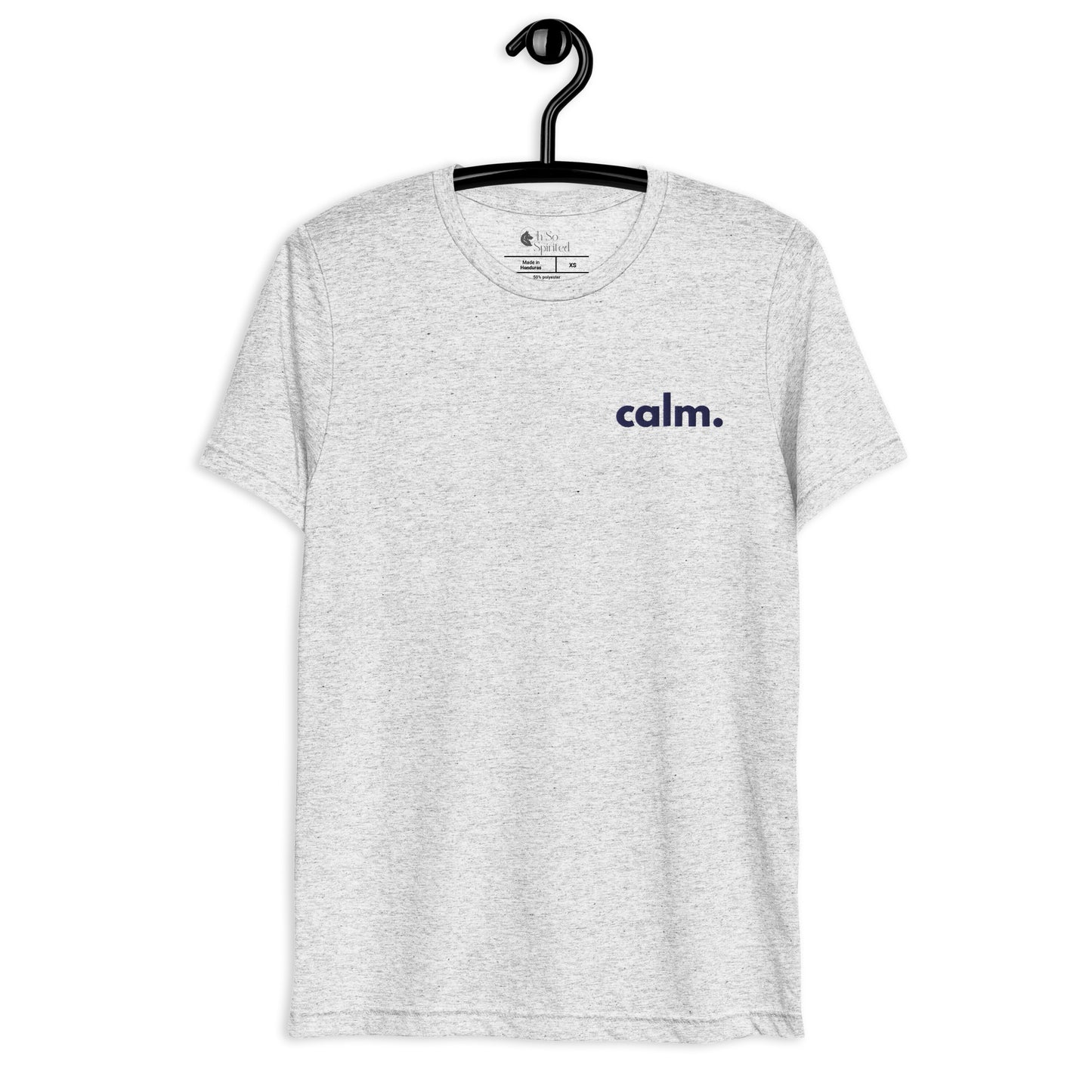 calm embroidered unisex t-shirt