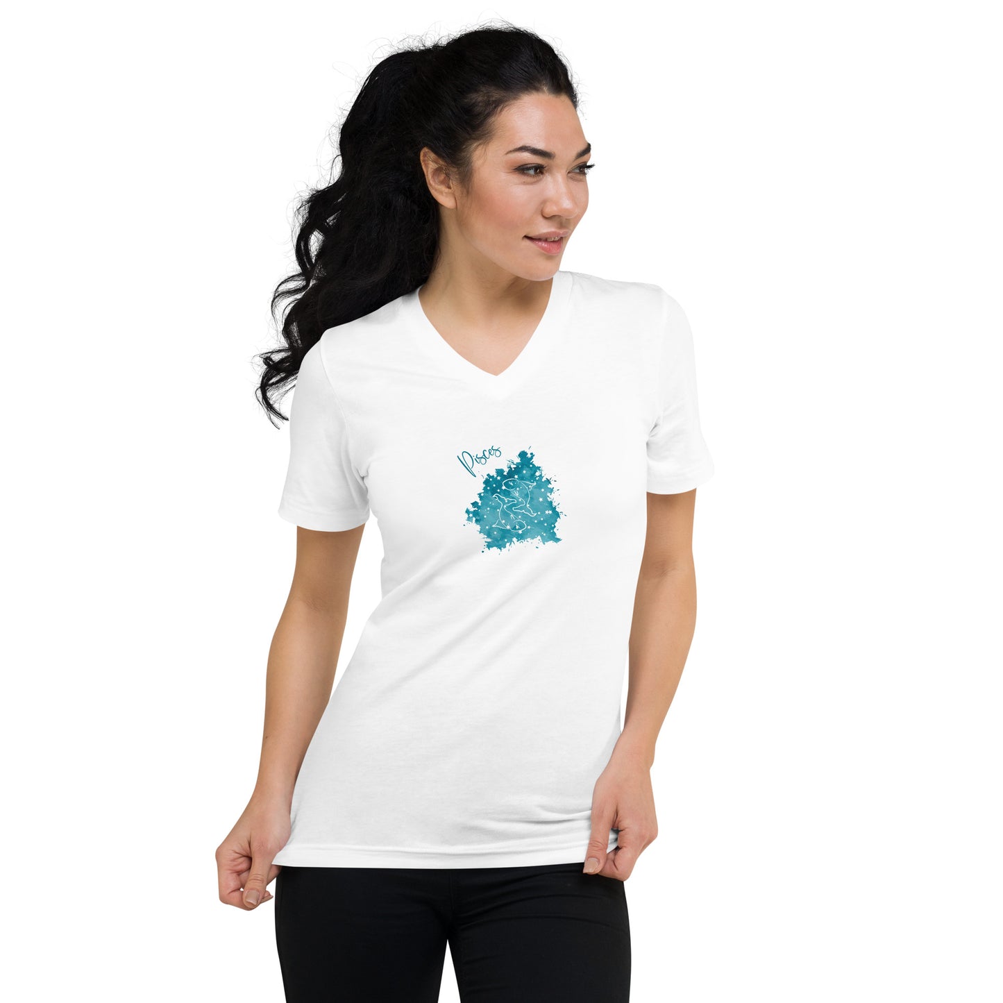 pisces unisex v-neck t-shirt