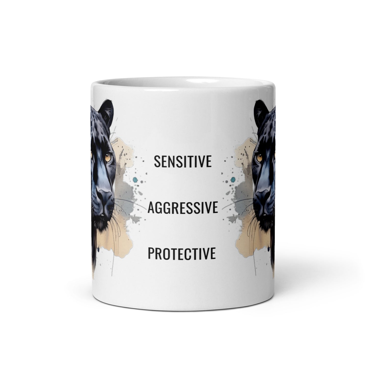 panther spirit animal mug