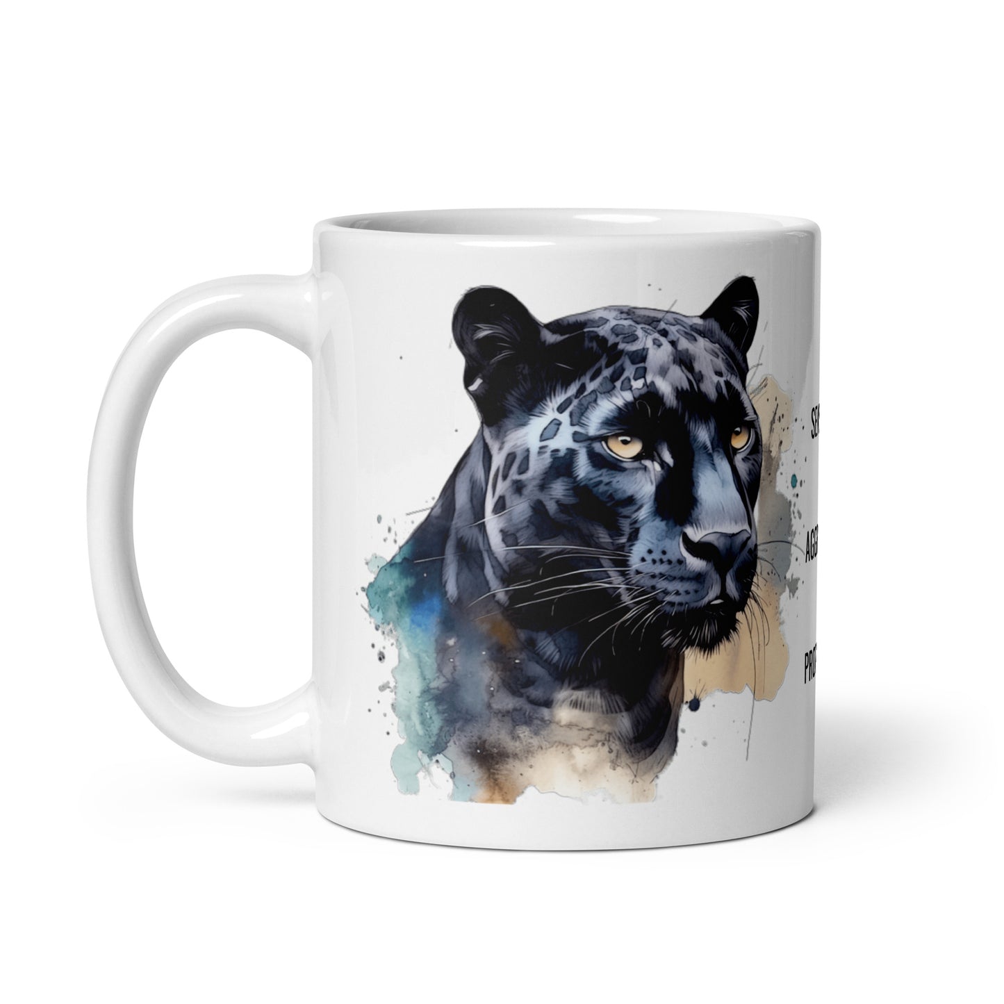 panther spirit animal mug