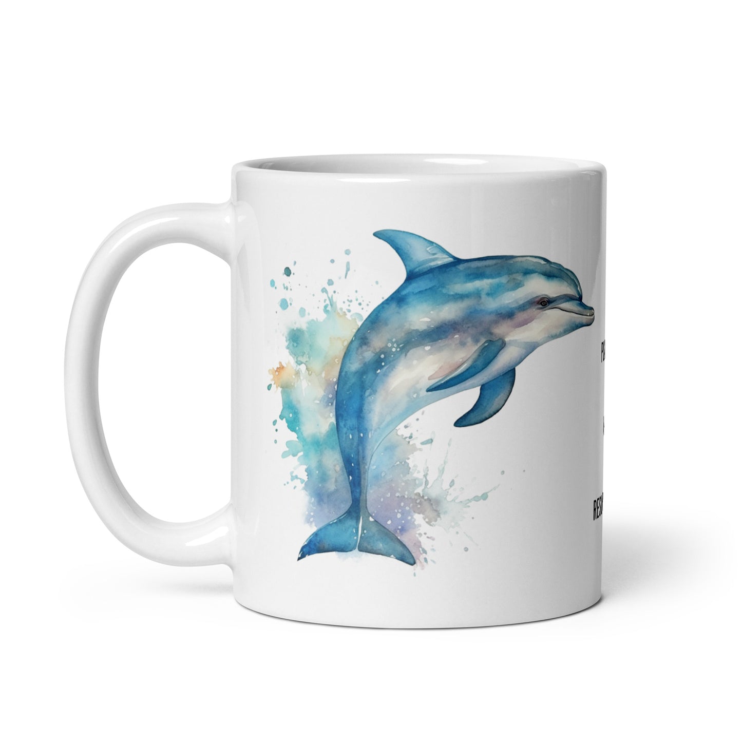 dolphin animal spirit mug