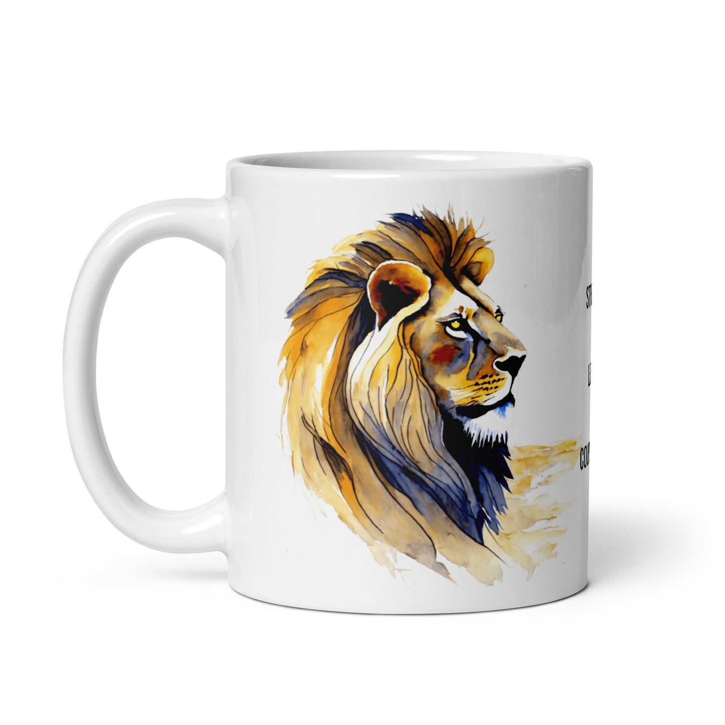 lion spirit animal mug