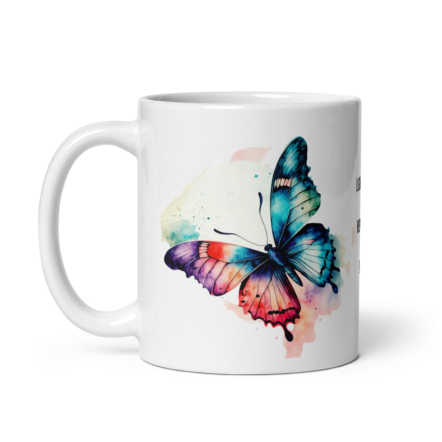 butterfly animal spirit mug