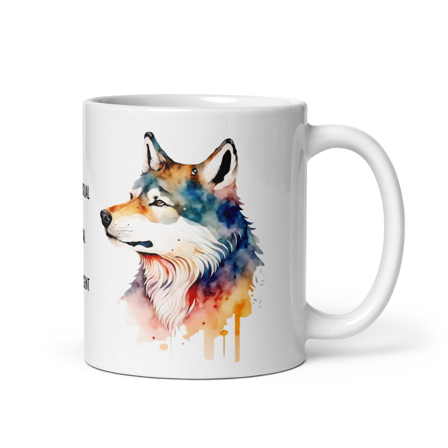 wolf spirit animal mug