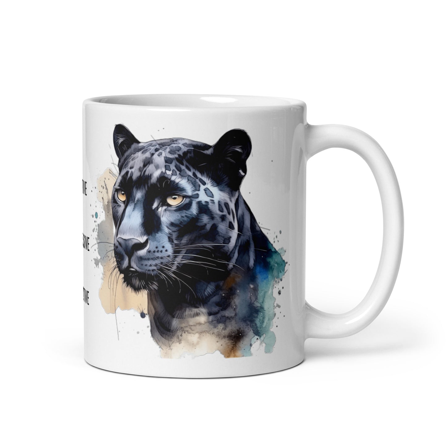 panther spirit animal mug