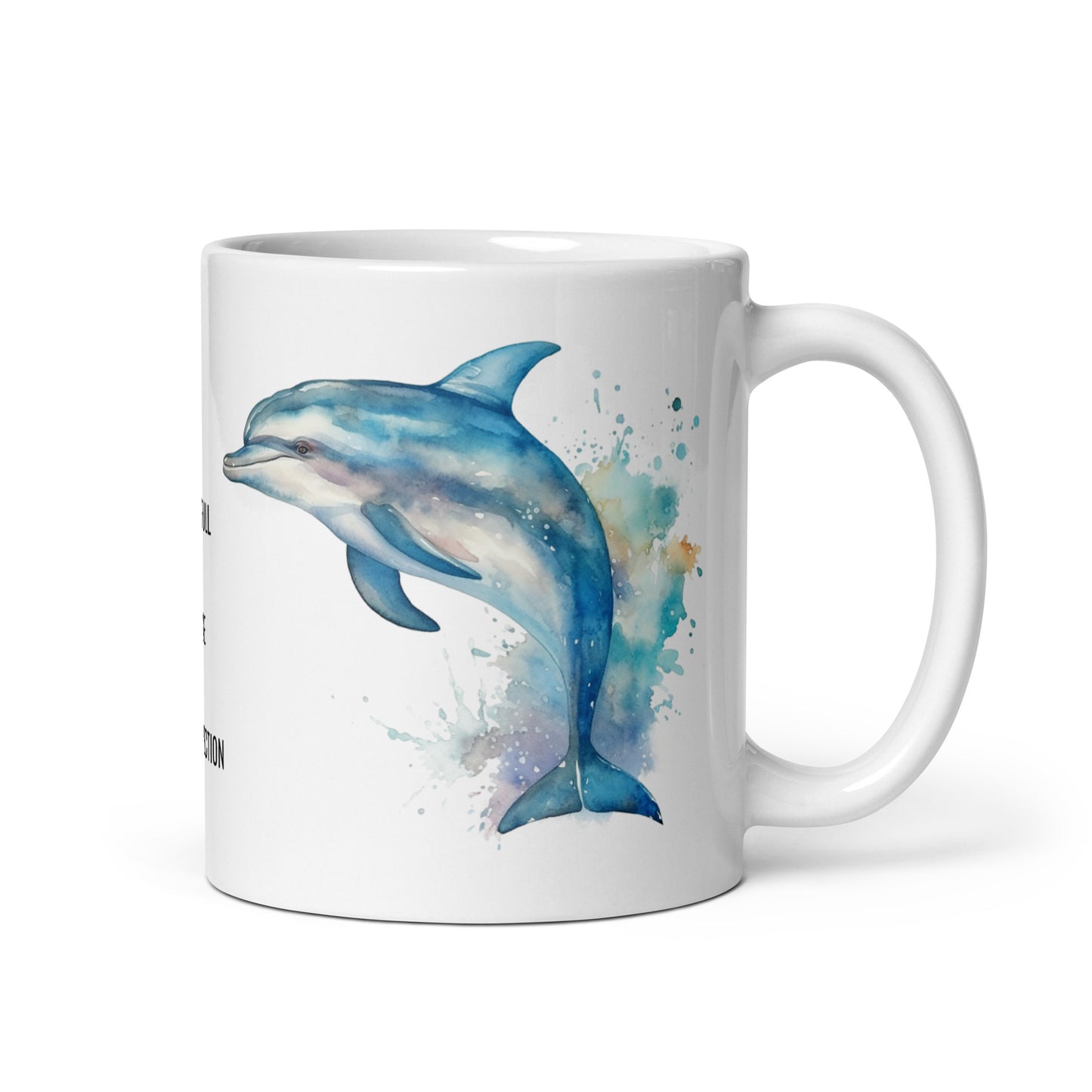 dolphin animal spirit mug