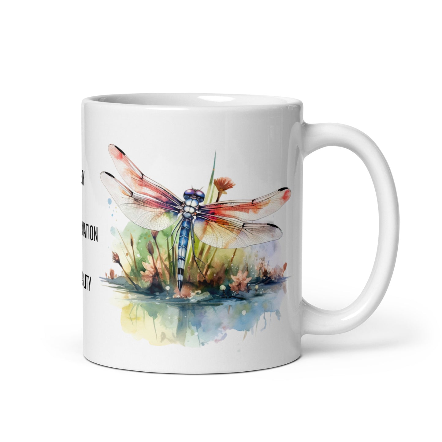 dragonfly spirit animal mug