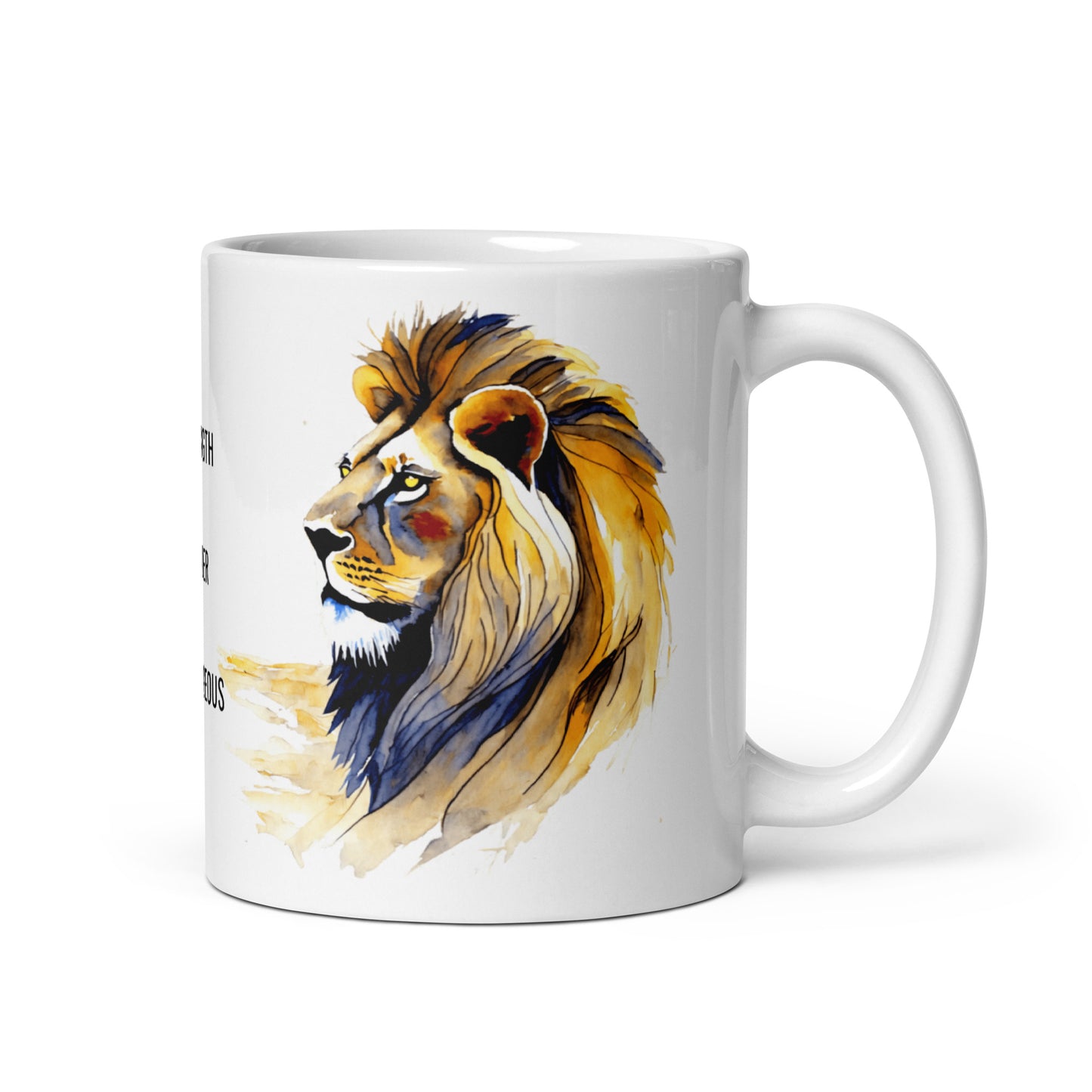 lion spirit animal mug