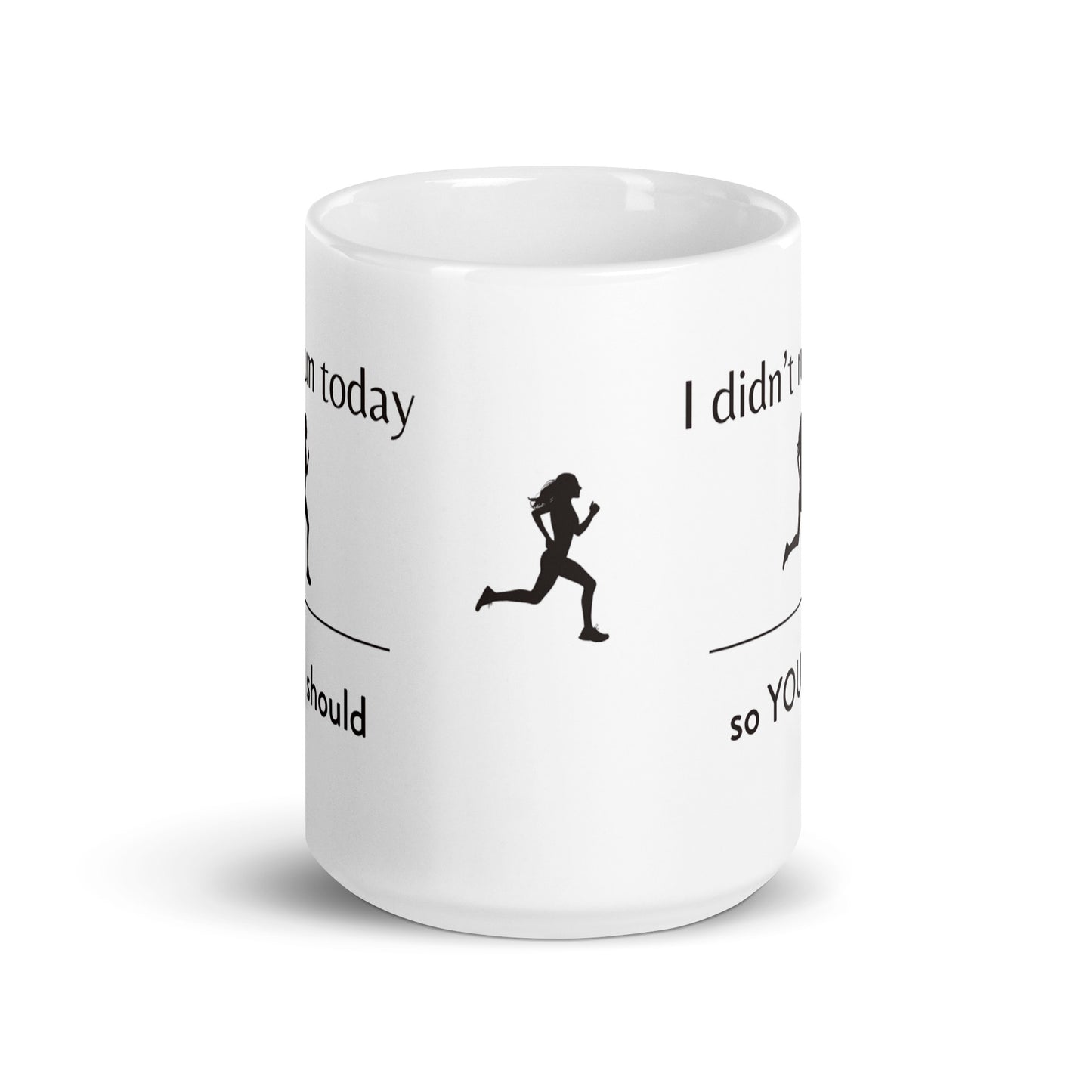 I didn't run mug