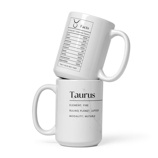 taurus facts mug