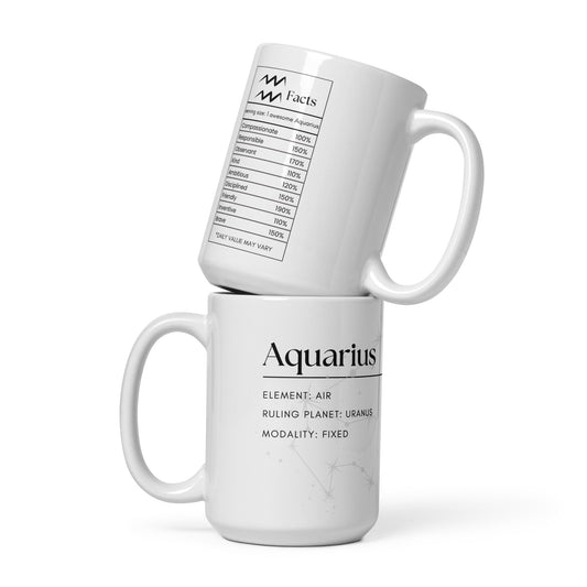 aquarius facts mug