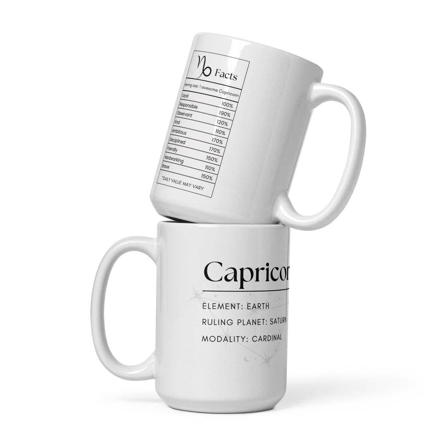 capricorn facts mug