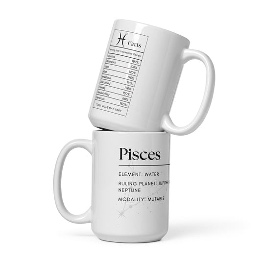 pisces facts mug