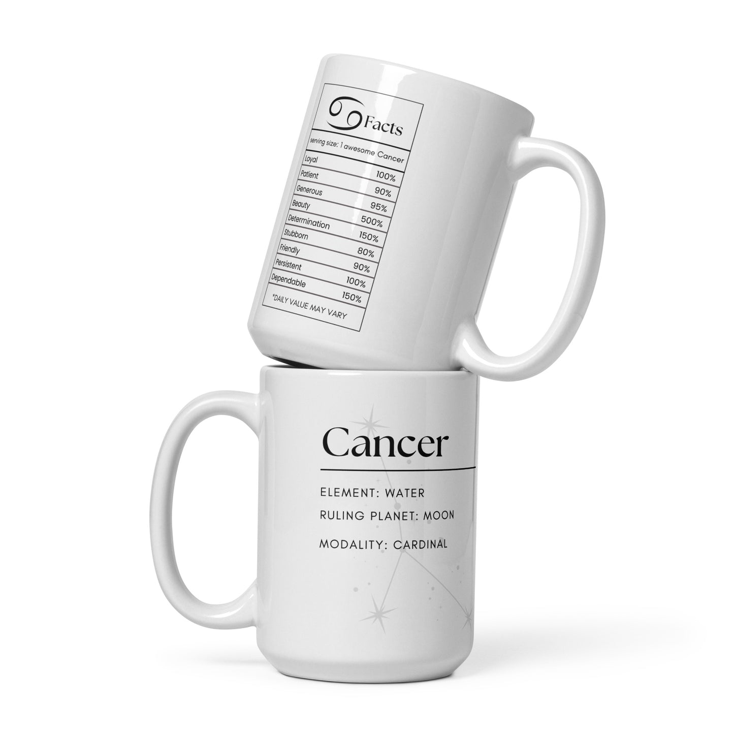 cancer facts mug