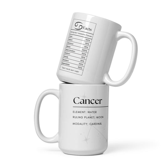 cancer facts mug