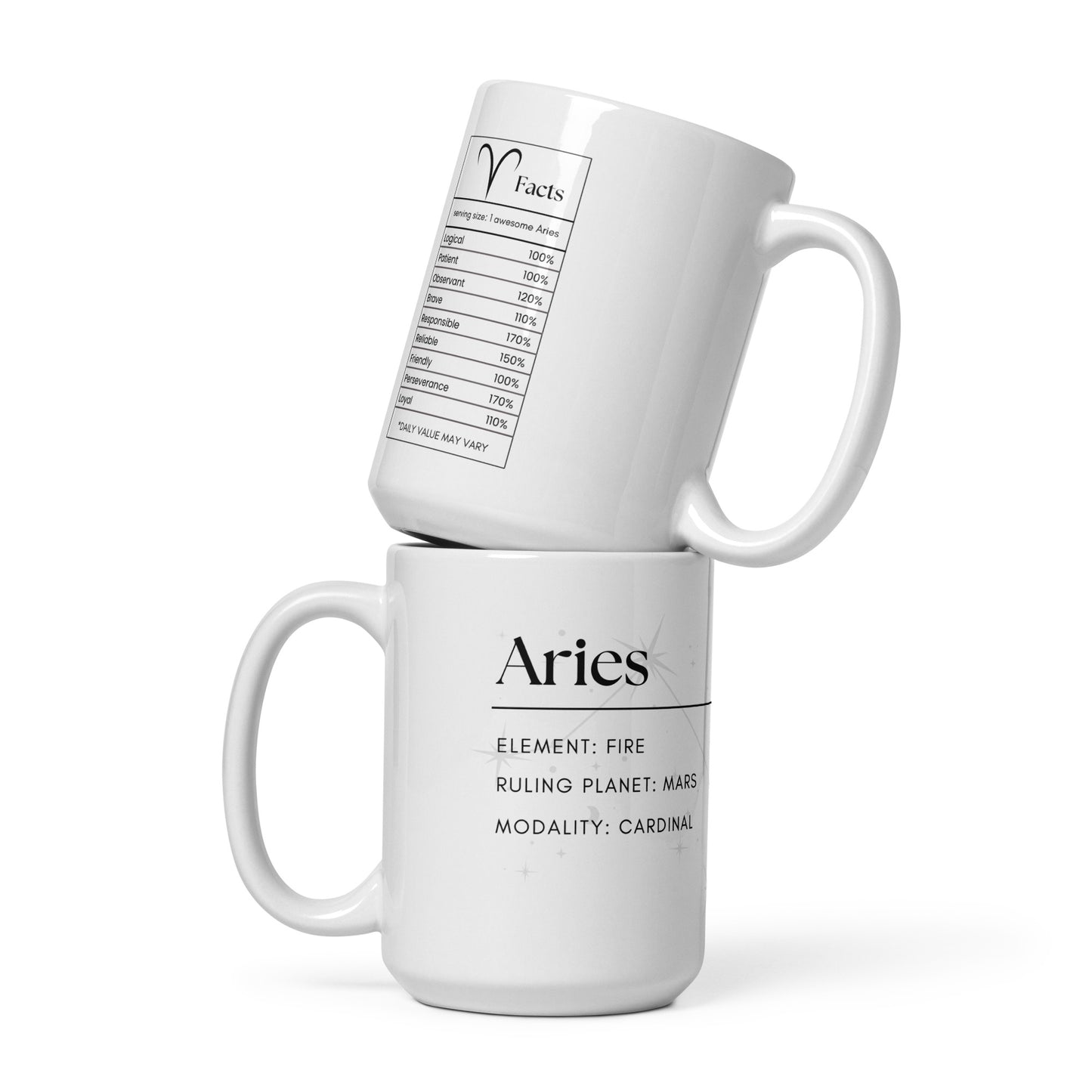 aries facts mug