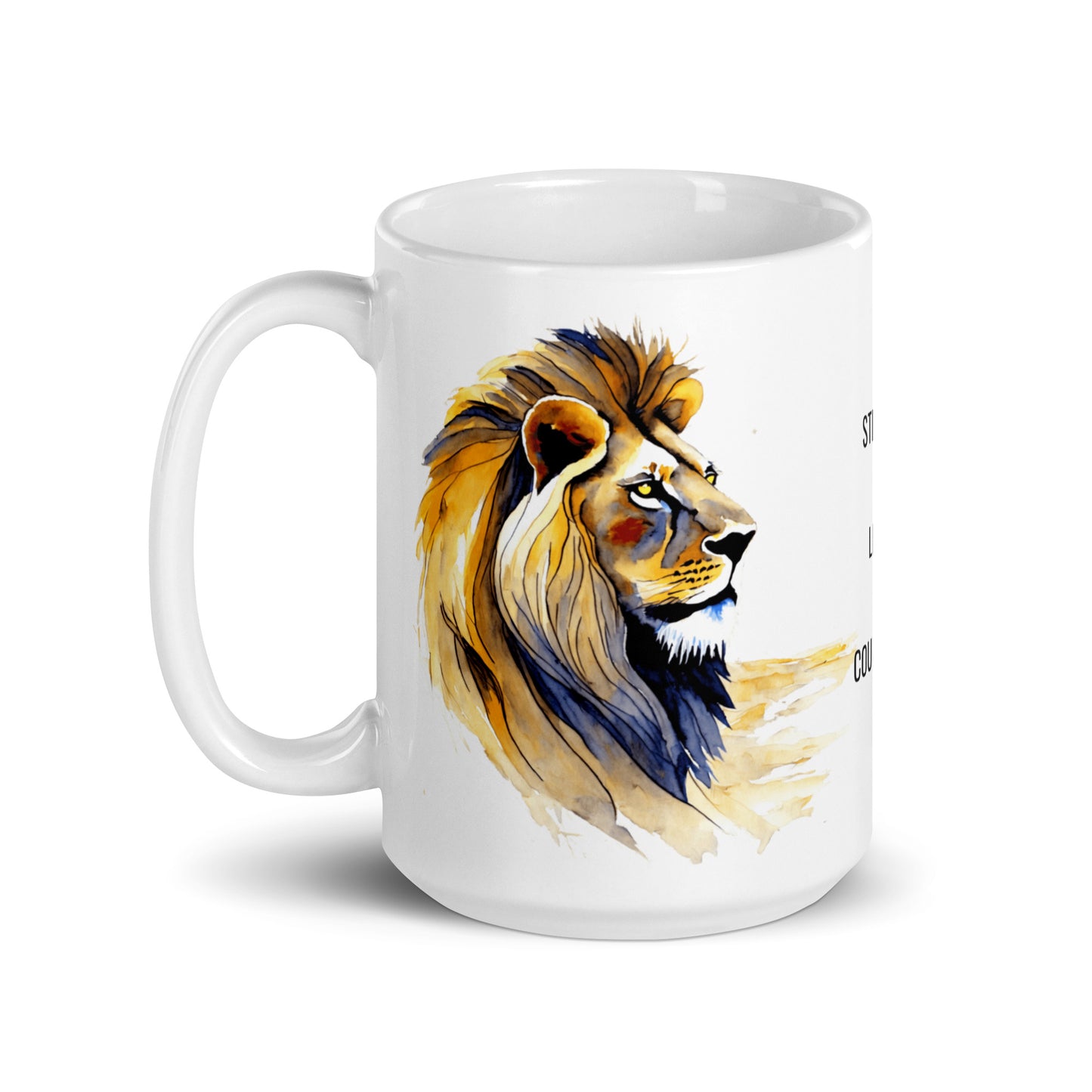 lion spirit animal mug