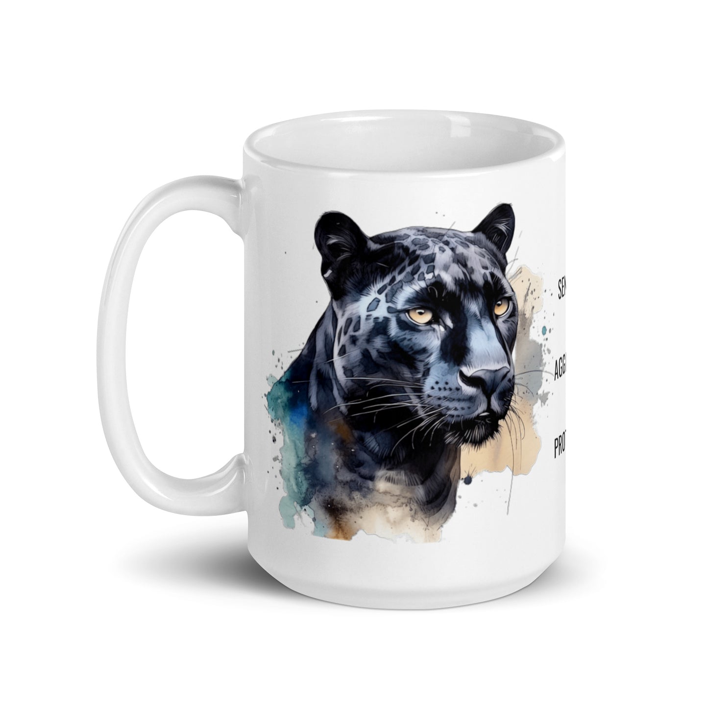 panther spirit animal mug