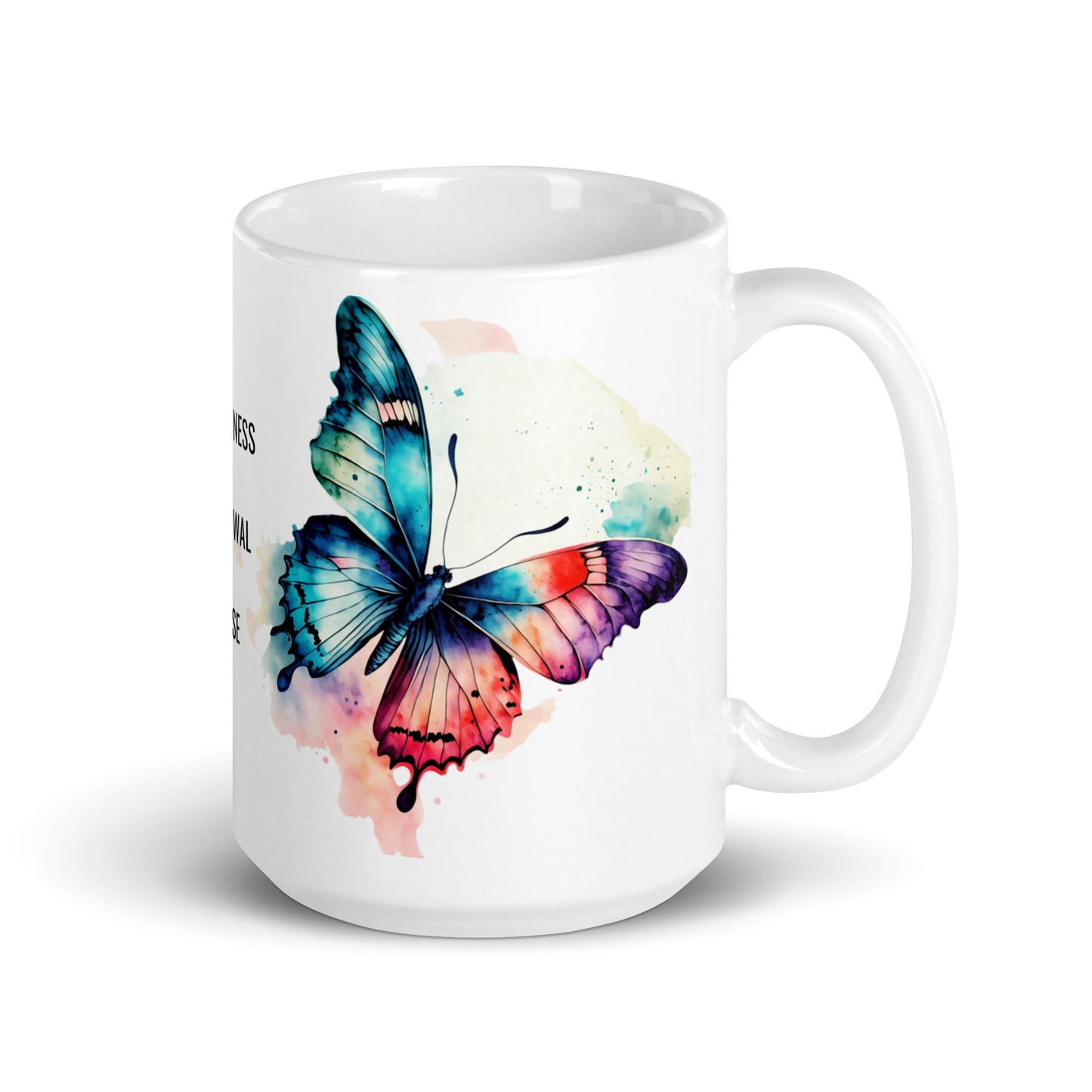 butterfly animal spirit mug