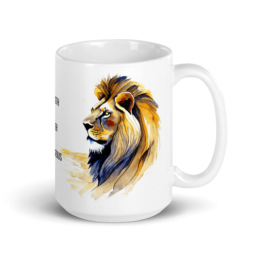 lion spirit animal mug