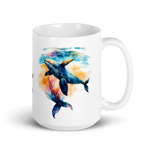 whale spirit animal mug