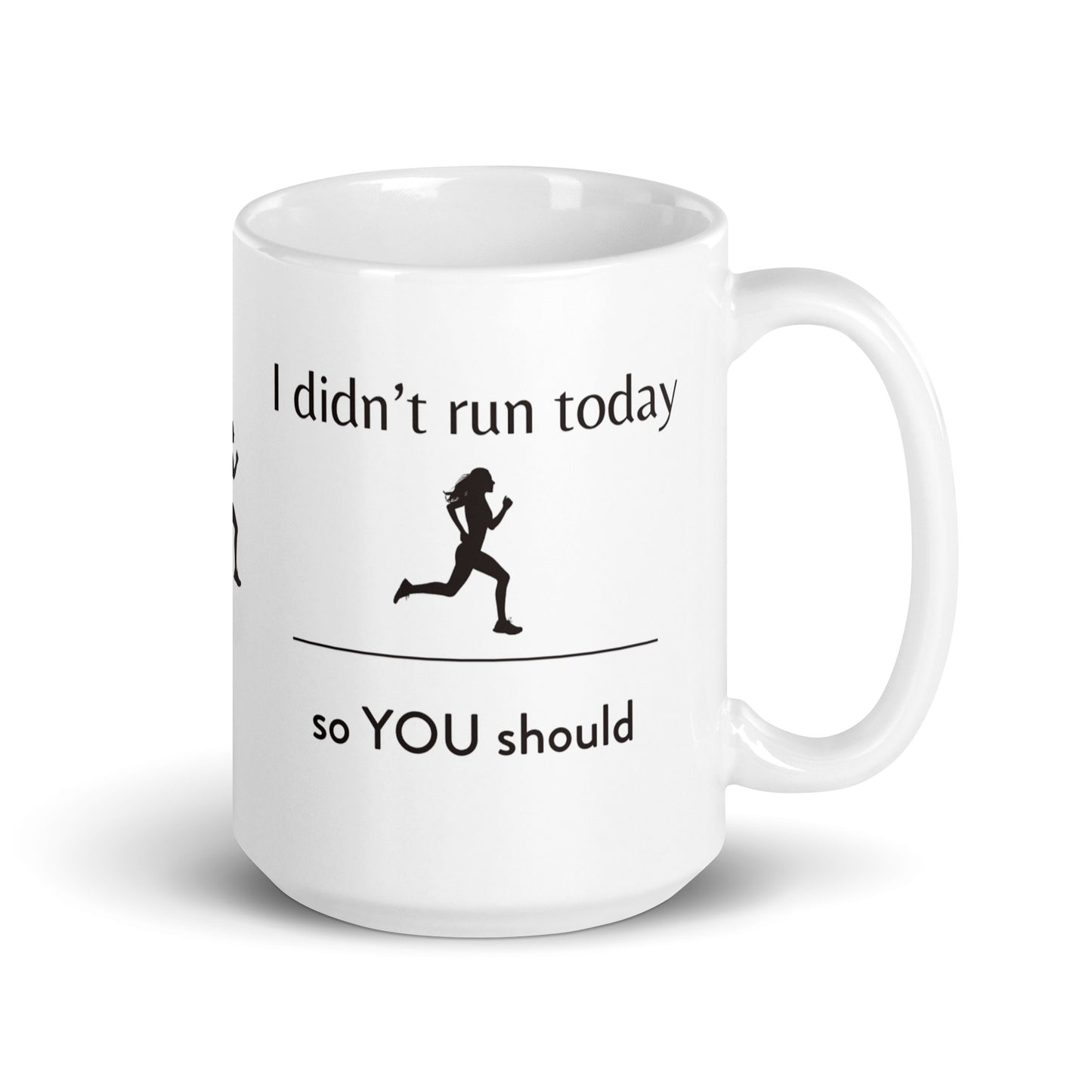 I didn't run mug