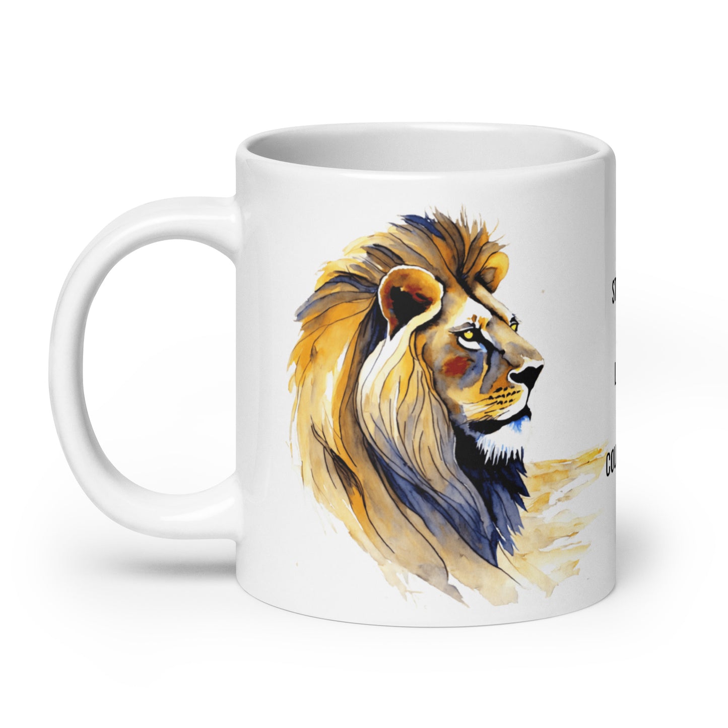 lion spirit animal mug