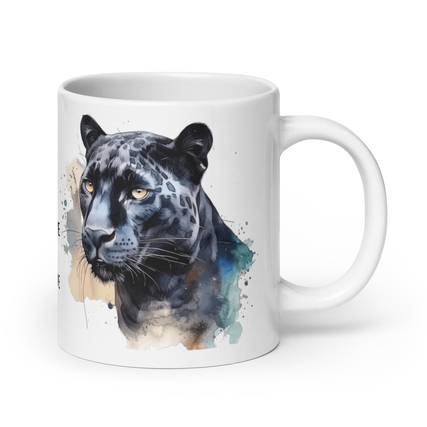 panther spirit animal mug