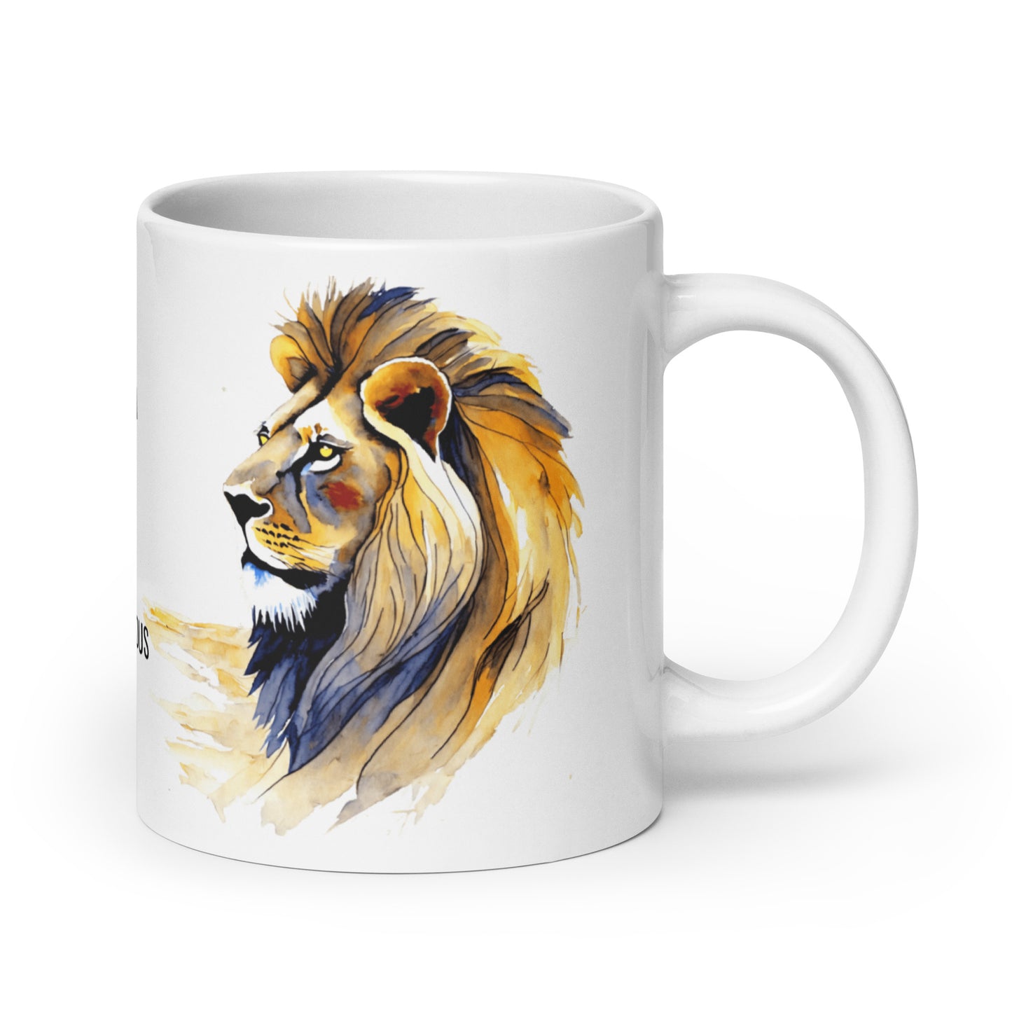 lion spirit animal mug