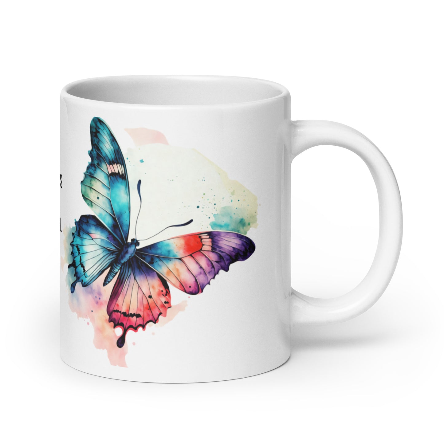 butterfly animal spirit mug