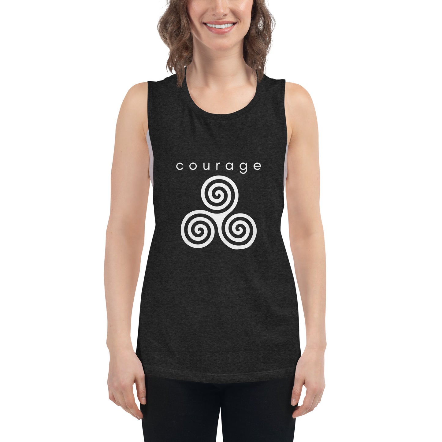 courage chakra muscle tank