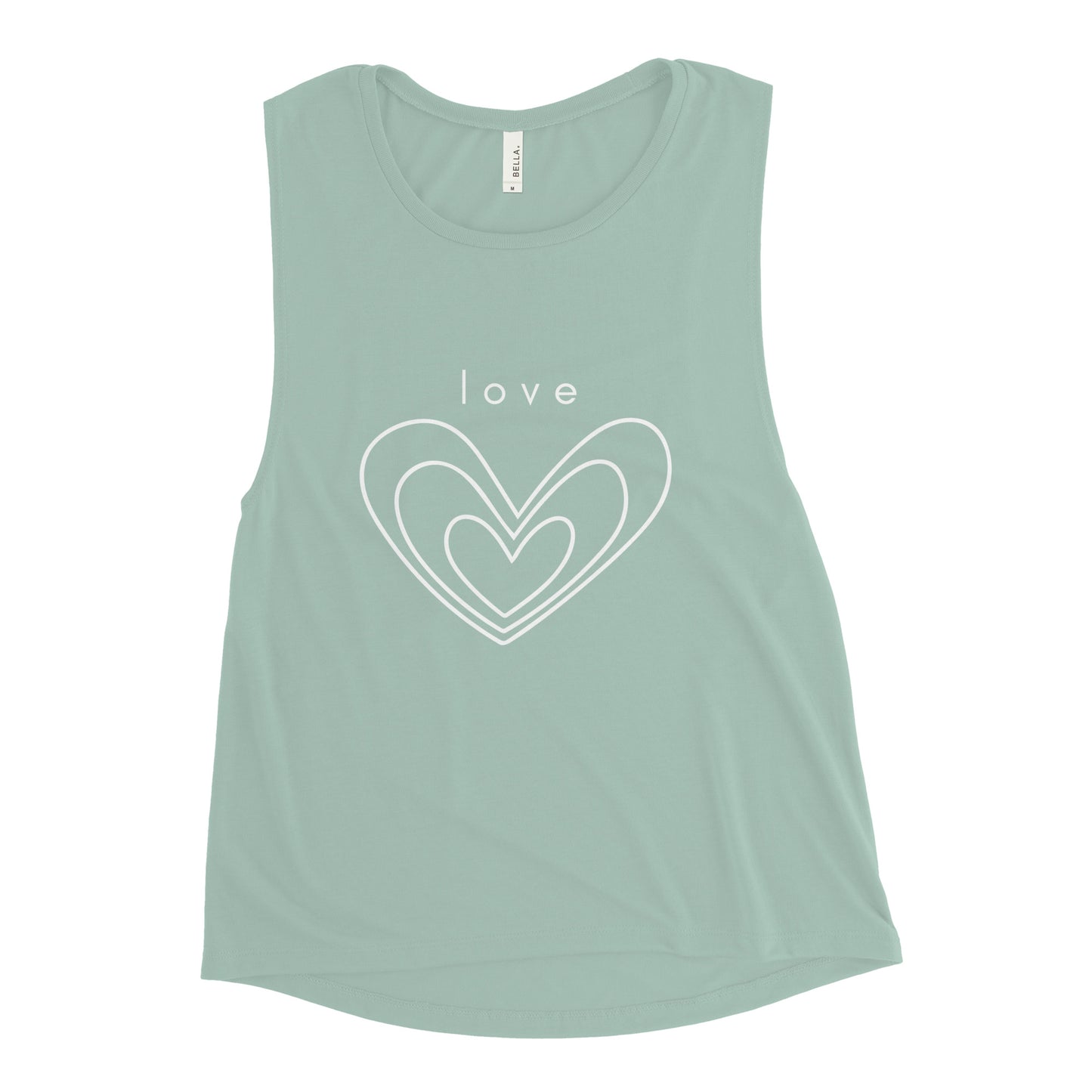 love chakra muscle tank