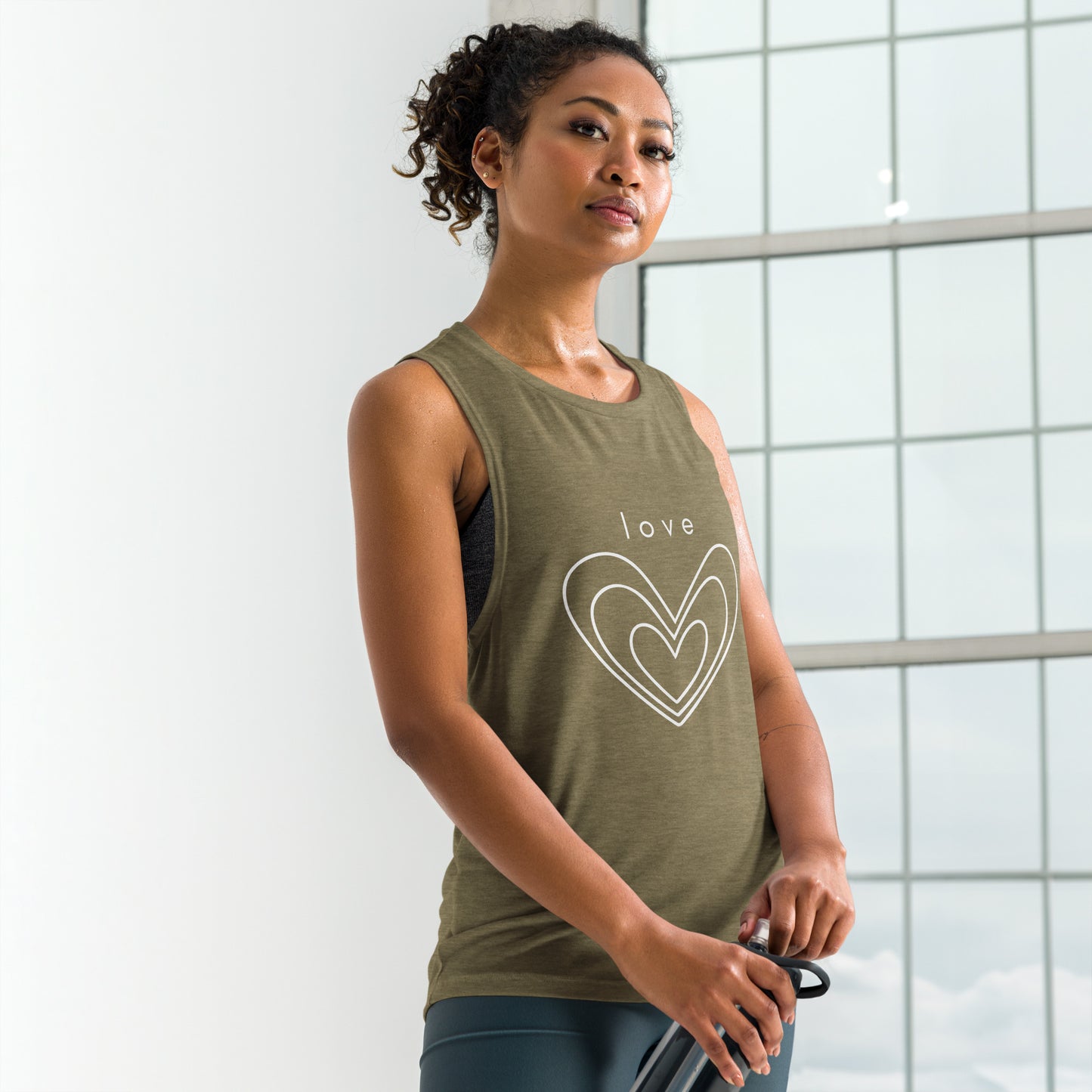 love chakra muscle tank