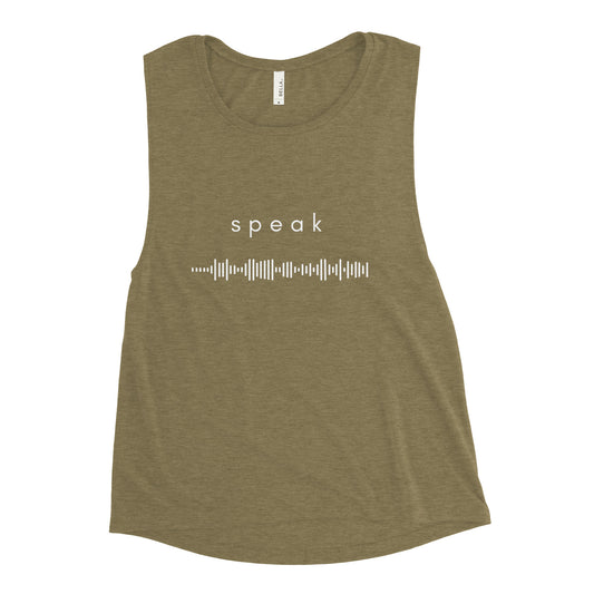 speak chakra muscle tank