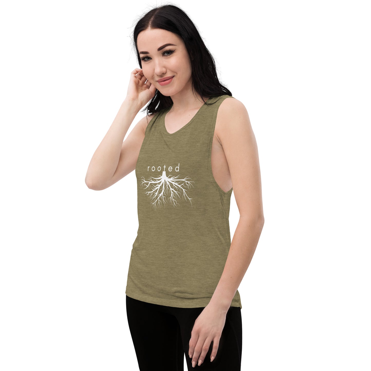 rooted chakra muscle tank