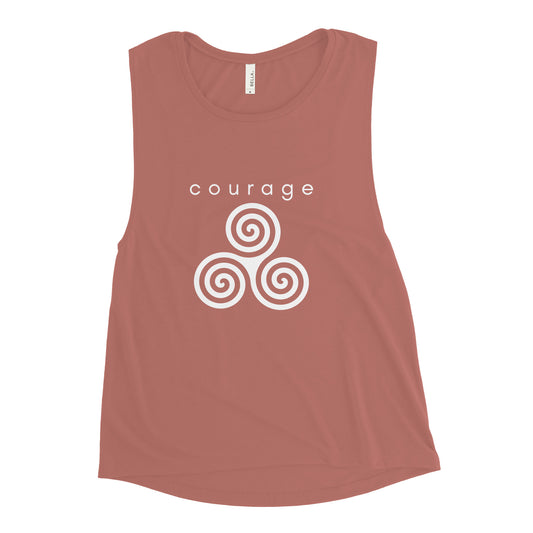 courage chakra muscle tank